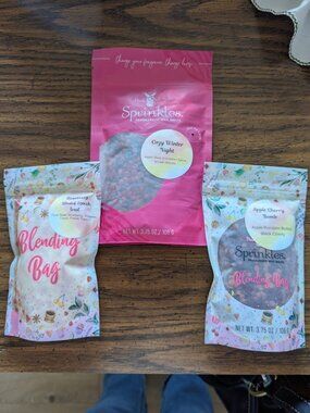 3 Pack of Pink Zebra Wax Melt Sprinkles 106gr/3.75 oz, Blended scents